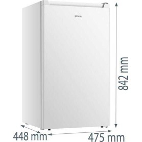 Frigorifero Gorenje RB39EPW4 con scomparto congelatore, larghezza 47,5 cm, bianco.