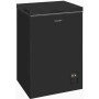 Congelatore a pozzetto a libera installazione Exquisit GT100-050E, larghezza 54,5 cm, 99 L, nero.