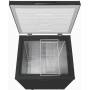 Congelatore a pozzetto a libera installazione Exquisit GT100-050E, larghezza 54,5 cm, 99 L, nero.