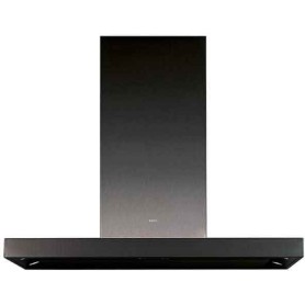 Novy Flat line 7602 Cappa aspirante a parete, acciaio inox nero, aspirazione perimetrale silenziosa