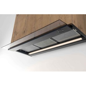 Novy Fusion Pro 8740 Cappa aspirante , antracite, 90 cm, coperchio orientabile con vetro
