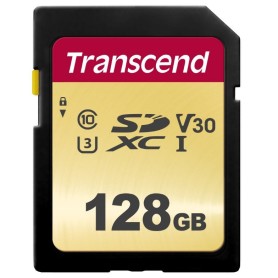 Transcend 128GB UHS-I U3 SD SDXC Classe 10 (TS128GSDC500S)