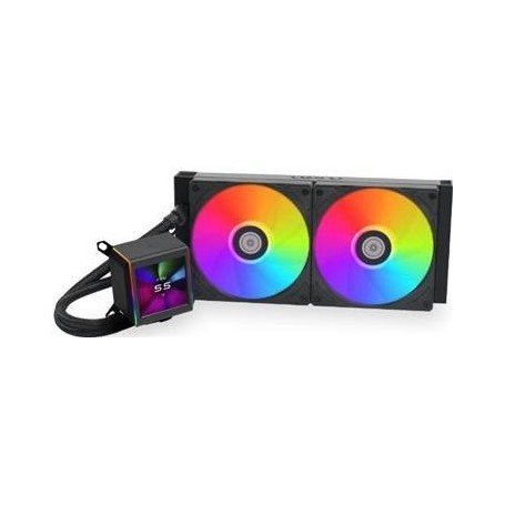 Lian Li GA II LCD Processore Kit di raffreddamento a liquido 12 cm Bianco (GA2ALCD28B)