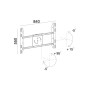 Multibrackets 6986 Accessorio per il montaggio del monitor (MB6986)