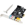 HIGH-DEFINITION SOUND PCIE CARD - (EMRICK15B)