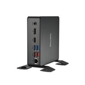 Shuttle NC4010XA PC/stazione di lavoro Intel® Celeron® 7305 4 GB DDR4-SDRAM 128 GB SSD Mini PC Nero