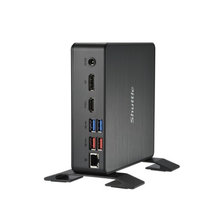 Shuttle NC4010XA PC/stazione di lavoro Intel® Celeron® 7305 4 GB DDR4-SDRAM 128 GB SSD Mini PC Nero