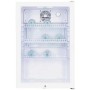 Frigorifero Exquisit GKS120-GT-160C con porta in vetro, larghezza 54 cm, 358 L, bianco.