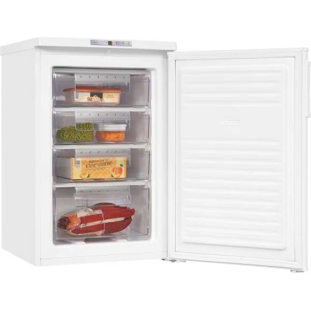 Congelatore Exquisit GS80-HE-040E, larghezza 55 cm, 91 L, 4 cassetti congelatore, bianco