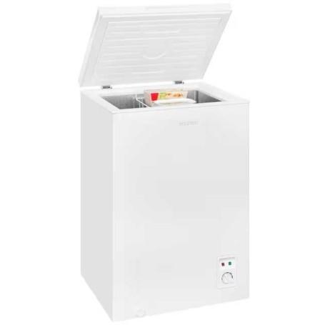 Congelatore a pozzetto Exquisit GT100-050E, larghezza 54,5 cm, 99 L, illuminazione a LED, bianco