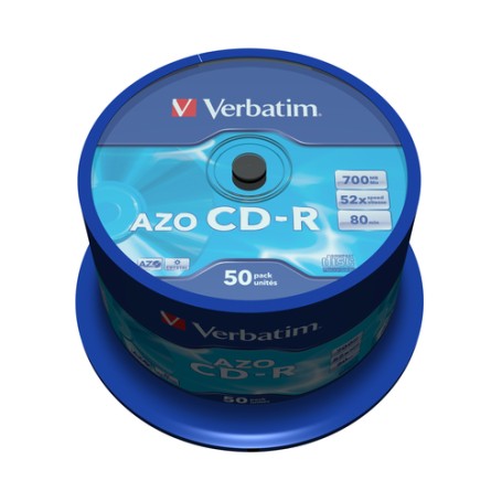 Verbatim CD-R AZO Crystal 700 MB 50 pz (43343)