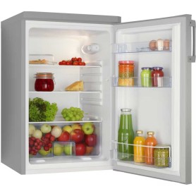 Frigorifero Amica VKS 351 110-2 E, formato standard, altezza 85 cm, capacità 120 L, acciaio inox.