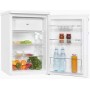 Frigorifero Exquisit KS16-4-HE-040D con scomparto congelatore, larghezza 55 cm, 109 L, bianco.