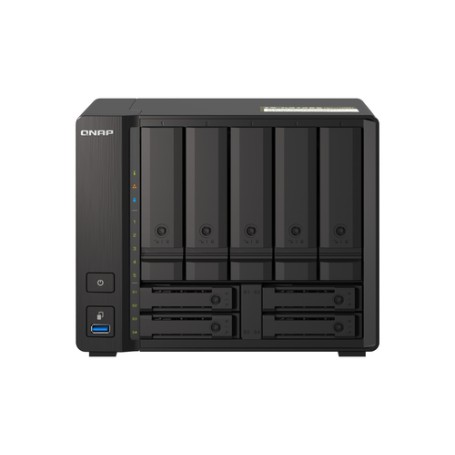 QNAP TS-H973AX-8G server NAS e di archiviazione Tower Collegamento ethernet LAN Nero V1500B (TS-H973AX-8G)
