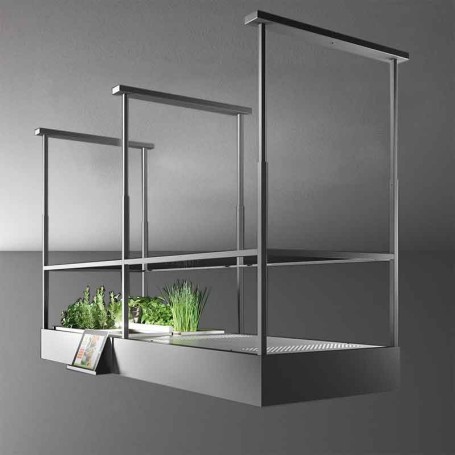 Cappa a isola Falmec Spazio, 180 cm, acciaio inox , solo ricircolo  (102129)