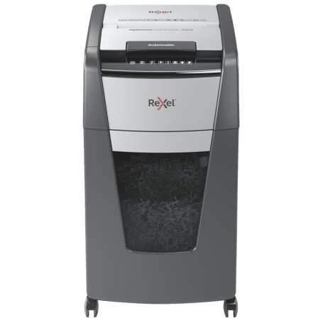 Rexel Optimum AutoFeed+ 225X distruggi documenti Triturazione incrociata 55 dB 23 cm Nero, Grigio (2020225XEU)