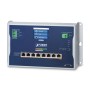 PLANET IP30, IPv6/IPv4, L2+ 8-Port Gestito L2/L2+ Supporto Power over Ethernet (PoE) Nero, Grigio (WGS-5225-8UP2SV)