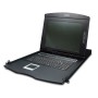 PLANET 17" 8-Port Combo VGA LCD switch per keyboard-video-mouse (kvm) Montaggio rack Nero (IKVM-210-08M)
