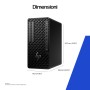 HP Z1 G1i Intel Core Ultra 7 265 32 GB DDR5-SDRAM 1 TB SSD NVIDIA RTX A1000 Windows 11 Pro Tower Stazione di lavoro AI Workstati (D48PTET)