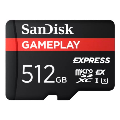 SanDisk GamePlay Express microSD 512GB UHS-I Classe 10 (SDSQXFN-512G-GN6GN)