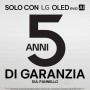 LG OLED evo AI 77'' Serie G6 OLED77G64LW, 4K, Hyper Radiant Color, Staffa a filo muro inclusa, G-Sync, SMART TV 2026 (OLED77G64LW.API)