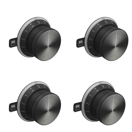 GAGGENAU CKI440000 - SET 4 MANOPOLE NERE