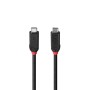 Lindy 37001 cavo USB USB4 Gen 3x2 1 m USB C 40 Gbit/s 240 W Nero (LINDY37001)
