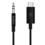 Belkin CAVO AUDIO 3.5MM CON CONNETTORE USB-C 0,9 M (F7U079BT03-BLK)
