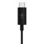 Belkin CAVO AUDIO 3.5MM CON CONNETTORE USB-C 0,9 M (F7U079BT03-BLK)