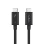 Belkin INZ005HQ1MBK Cavo Thunderbolt 1 m 120 Gbit/s Nero