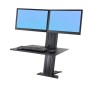 Ergotron WorkFit SR 61 cm (24") Morsa Nero (33-407-085)