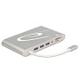 DeLOCK 87298 hub di interfaccia USB 3.2 Gen 1 (3.1 Gen 1) Type-C 1000 Mbit/s Argento (87298)