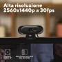 TOMAR 2K QHD WEBCAM BLACK (26141)
