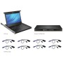 Vertiv Avocent 8 Computer - 47 cm (18,5") LED - UXGA - 1600 x 1200 - 16:9Porta PS/2USBVGA - Tastiera - TouchPa (LRA185KMM8D-001)