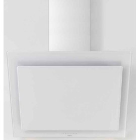Novy Vision 7851 Cappa aspirante a parete , vetro bianco con acciaio inox