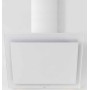 Novy Vision 7851 Cappa aspirante a parete , vetro bianco con acciaio inox