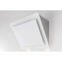 Novy Vision 7851 Cappa aspirante a parete , vetro bianco con acciaio inox