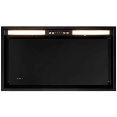 Novy Crystal 26052 Ventilatore , vetro nero, 60 cm, telecomando, tecnologia InTouch