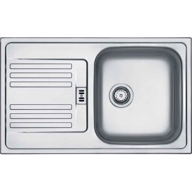 Franke Euroform EFX 614-78 Lavello da incasso, acciaio inox, 101.0024.026, circa 78 x 47,5 cm