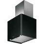 Faber LITHOS EV8 LED BK A45 - Cappa aspirante a parete, nero/acciaio inox, 110.0381.862, circa 45 cm