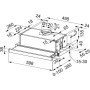 Franke Flexa FSM 601 WH/GL - Cappa aspirante a schermo piatto, bianca, 315.0737.226, circa 60 cm
