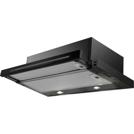 Franke Flexa FSM 601 BK/GL - Cappa aspirante a schermo piatto, nera, 315.0737.227, circa 60 cm