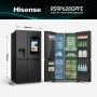 Hisense RS9P628GPFE frigorifero side-by-side Libera installazione 614 L Nero