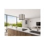 Franke Suspended Smart FSMS F42 SS/BK MATT Cappa a isola , acciaio inox, 345.0654.870, circa 42 cm