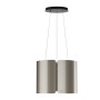 Franke Suspended Smart FSMS F42 SS/BK MATT Cappa a isola , acciaio inox, 345.0654.870, circa 42 cm