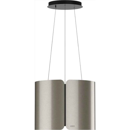 Franke Suspended Smart FSMS F42 SS/BK MATT Cappa a isola , acciaio inox, 345.0654.870, circa 42 cm
