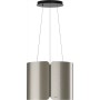 Franke Suspended Smart FSMS F42 SS/BK MATT Cappa a isola , acciaio inox, 345.0654.870, circa 42 cm