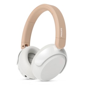 Philips Serie 5000 TAK5500AL/00 cuffia e auricolare Con cavo e senza cavo A Padiglione Musica e Chiamate Bluetooth Ambra, Bianco (4895229160354)