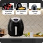 Ariete 4618 Airy Fryer XXL - Friggitrice ad Aria - Frigge 2,5 kg di Patatine Fritte - 7 Litri - Cottura Senza Olio e Grassi - 18 (4618S)