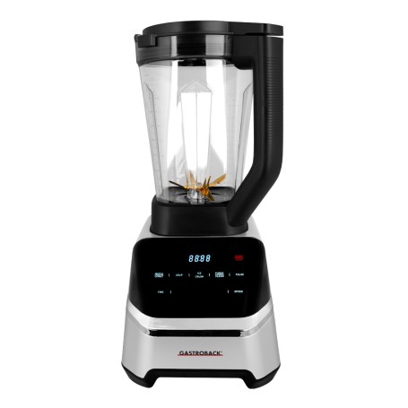 Gastroback Design Multi-Power Standmixer Mix & Soup 2 L Frullatore da tavolo 2000 W Nero, Acciaio inox (40987)